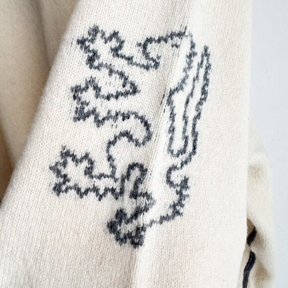 Pringle of Scotland Ivory 100% LambsWool Pullover Sweater XXL - Picture 3 of 7